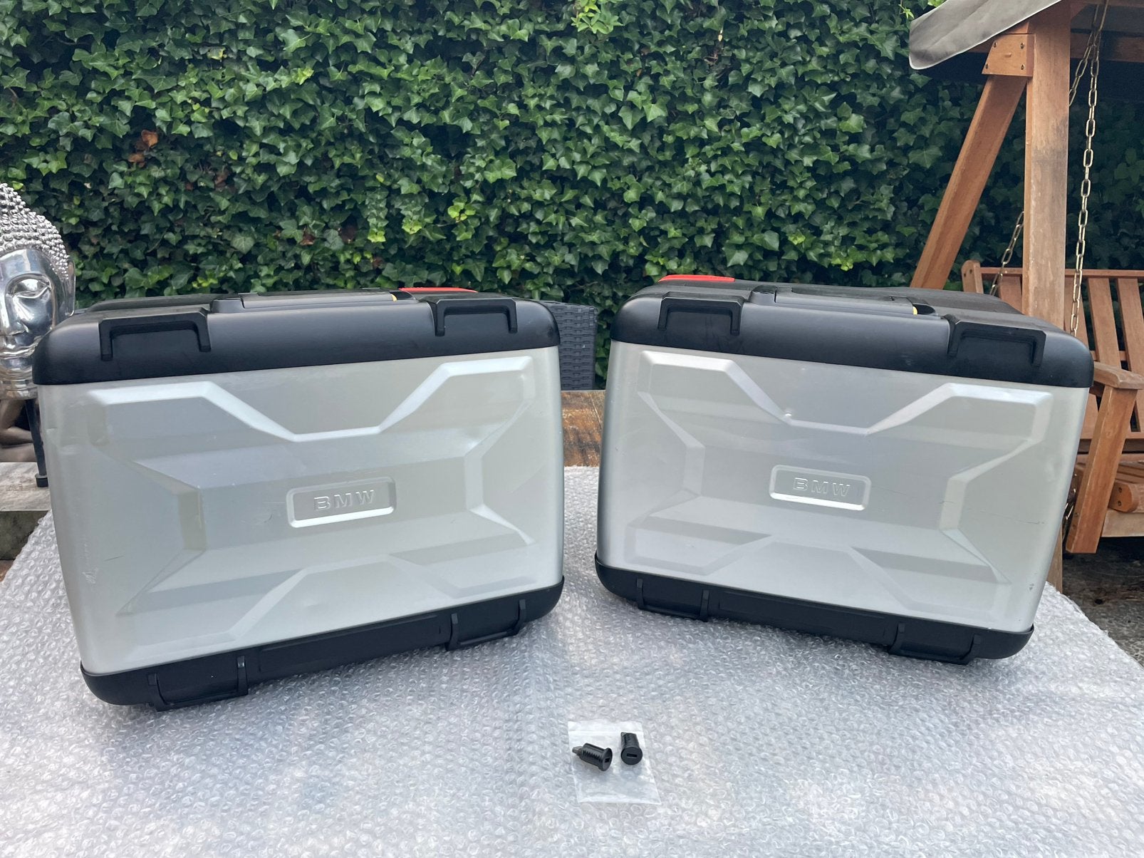 Kofferset BMW R1250GS R1200GS-Lc F850GS F750GS, Ophalen, Gebruikt, Am Juliusturm 14-36, Www.bmwmotorrad.com