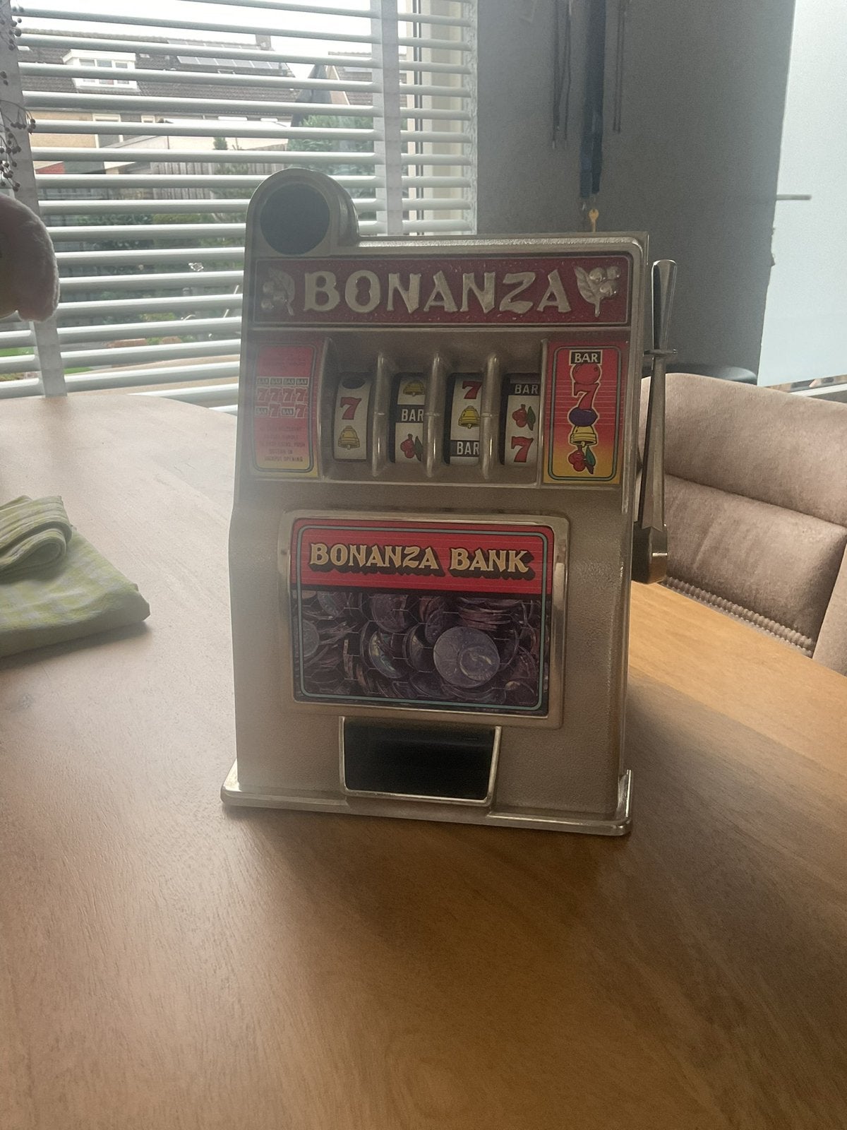 Kleine vintage gokkast/eenarnige bandiet., Verzamelen, Verzenden, Zo goed als nieuw