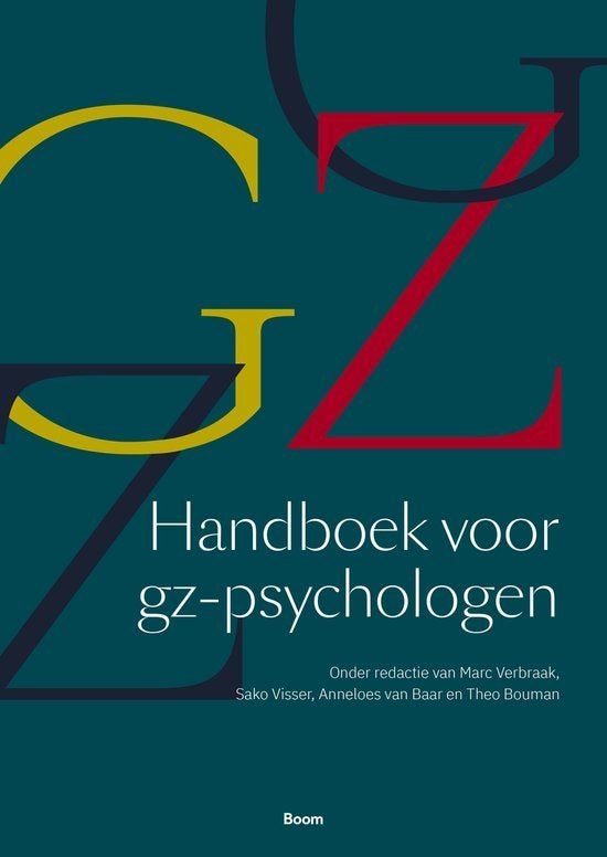 Handboek voor gz-psychologen, Ophalen of Verzenden, Alpha, Zo goed als nieuw, HBO