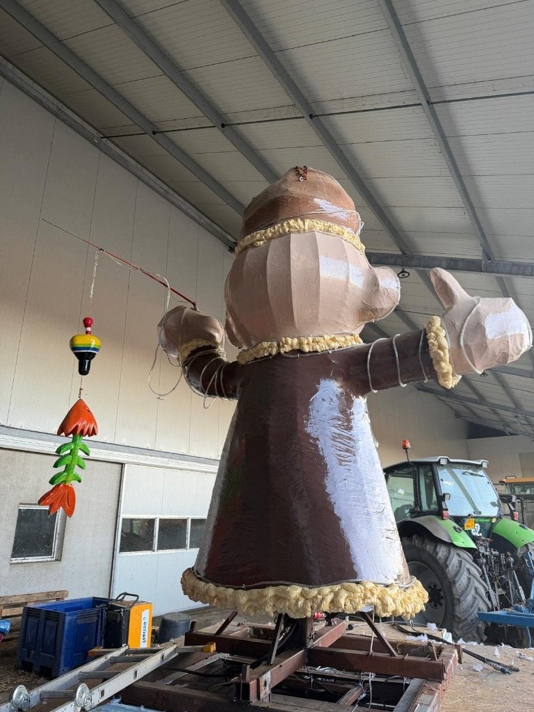 Poppen winter thema voor Carnavalswagen, Ophalen, Gebruikt, Feestartikel, Carnaval