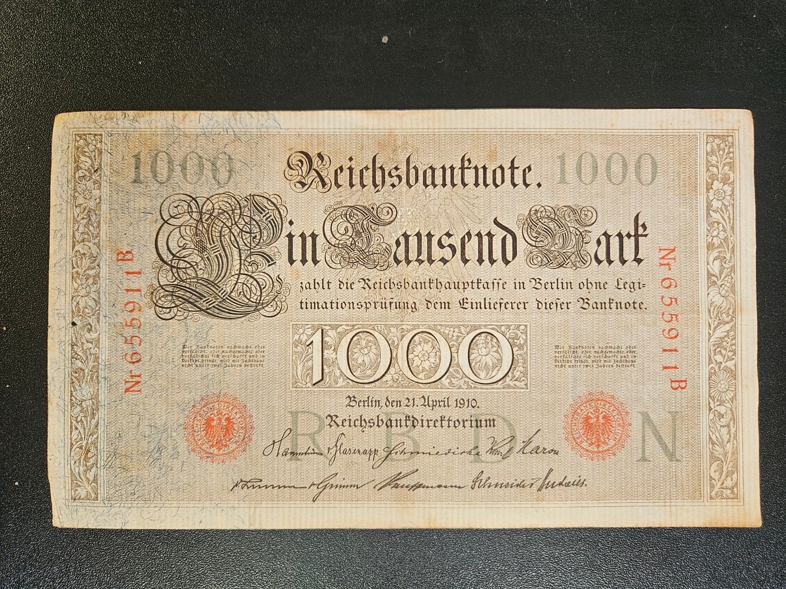 Duitsland pick 44a 1910, Verzenden, Duitsland, Los biljet