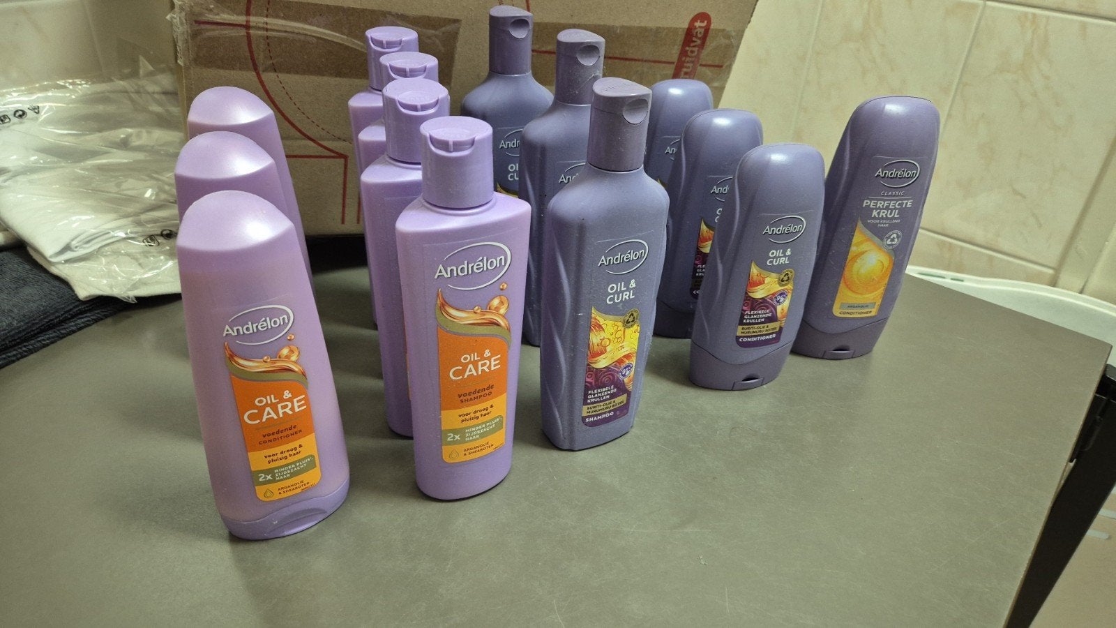 Andrélon Shampoo & Conditioner - 14 flessen, 4 soorten, Verzenden, Nieuw, Shampoo of Conditioner