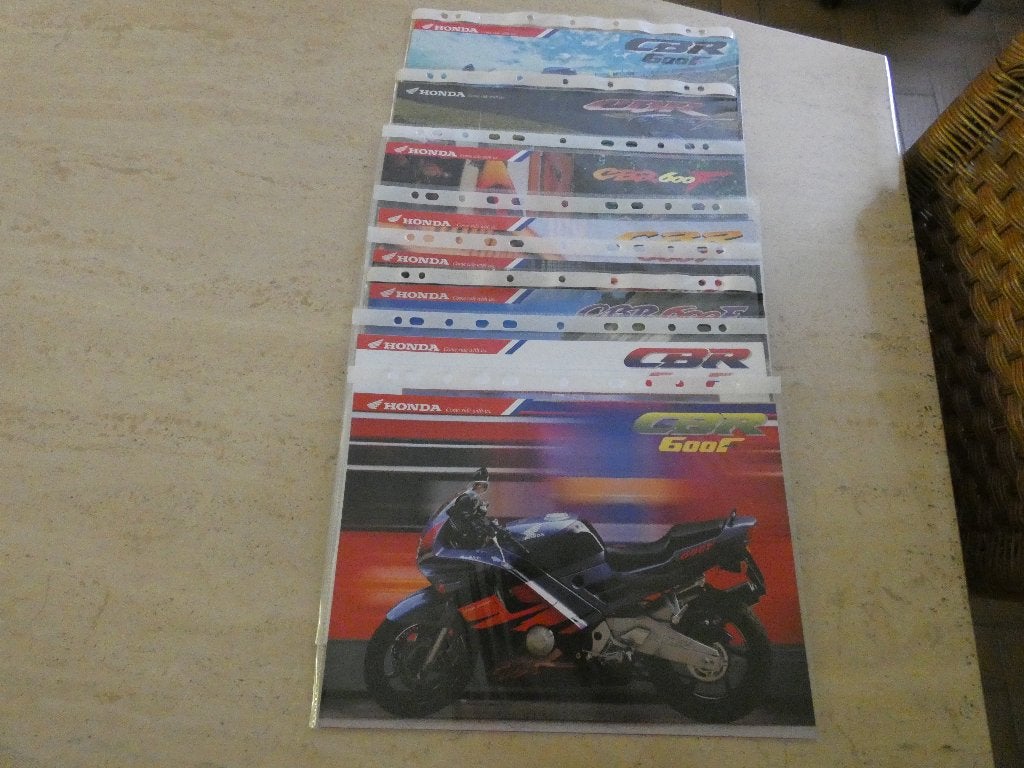 honda cbr600 f folders, Motoren, Handleidingen en Instructieboekjes, Ophalen of Verzenden, Honda