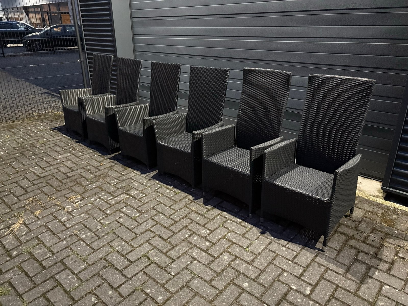 Wicker Loungestoelen Buiten - Zeer Netjes, Ophalen, Gebruikt, Wicker, Verstelbaar