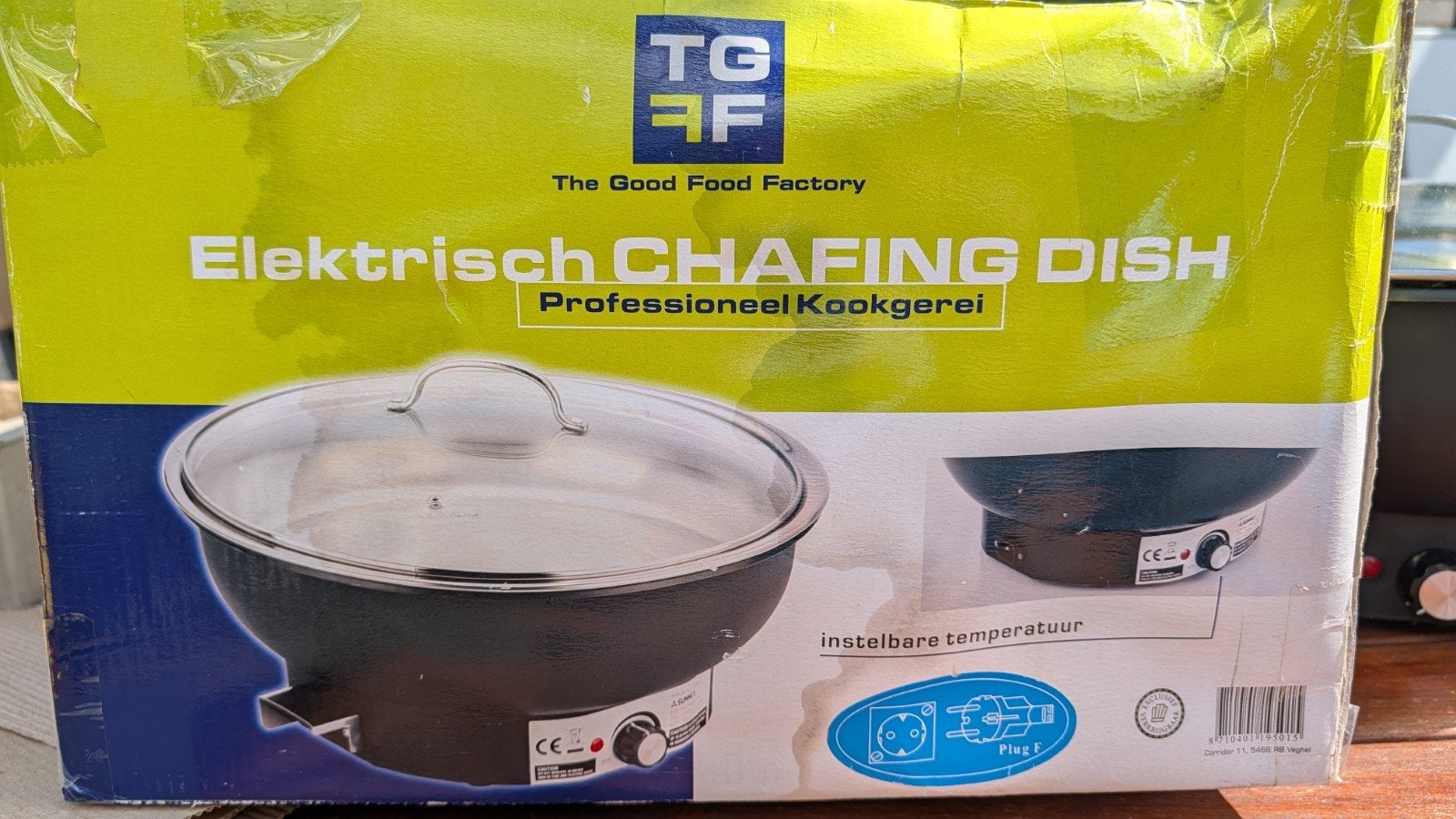 Chafing dish elektrisch, Kunststof, Ophalen of Verzenden, Zwart, Overige merken