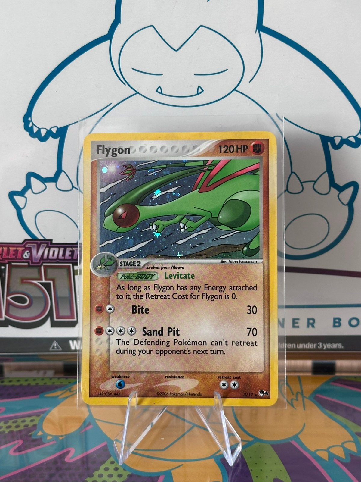 Flygon (3/17) - POP Series 4, Hobby en Vrije tijd, Verzamelkaartspellen | Pokémon, Ophalen of Verzenden, Zo goed als nieuw, Losse kaart