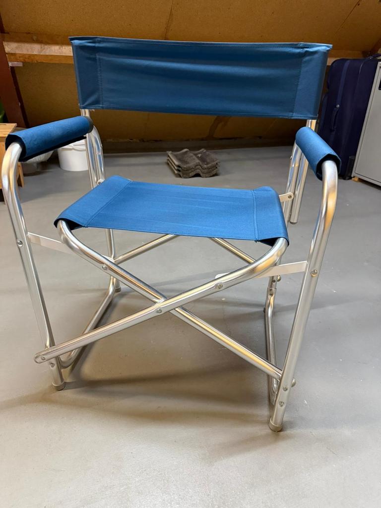 Opvouwbare kampeerstoelen (regisseursstoel), 2 stuks, Caravans en Kamperen, Kampeermeubelen, Ophalen, Nieuw, Campingstoel