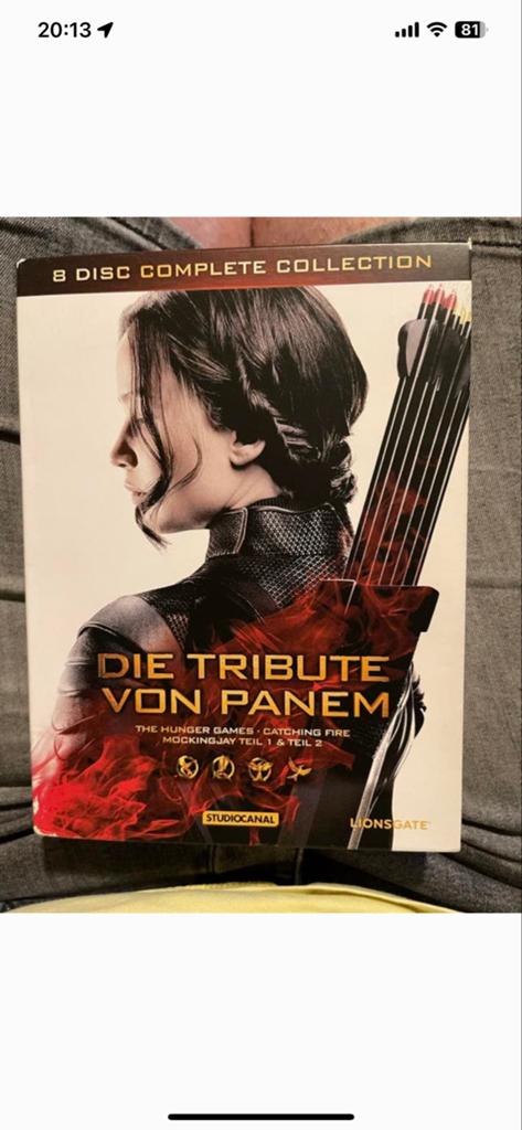 The Hunger Games Complete Collection (8 Discs), Vanaf 12 jaar, Ophalen of Verzenden, Zo goed als nieuw