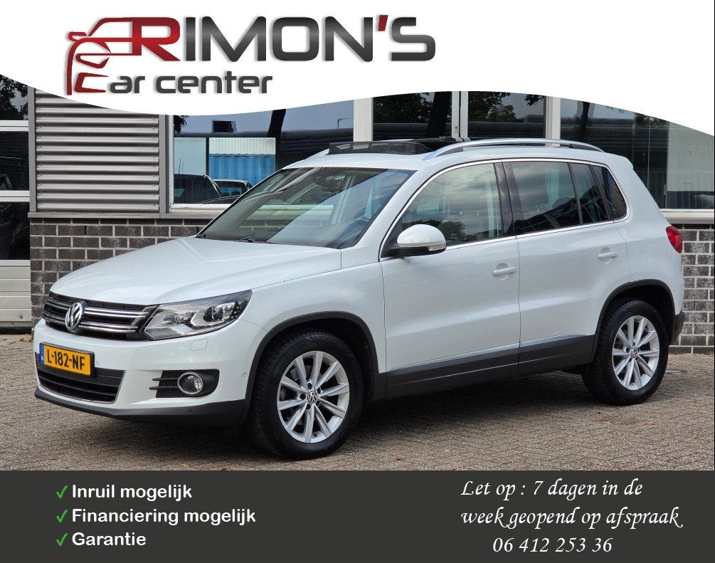 Volkswagen Tiguan 1.4 TSI Sport&Style Pano Leder Navi Trekha, Auto's, Euro 5, 15 km/l, Gebruikt, 4 cilinders