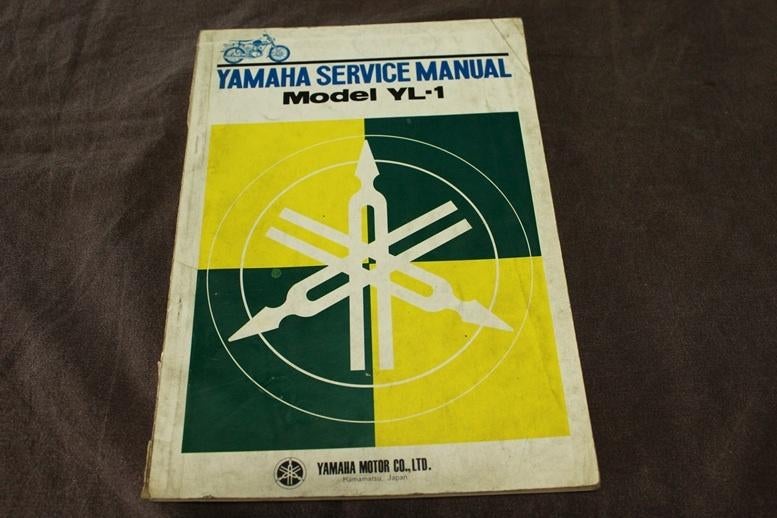 Yamaha 100 YL1 twin motorcycle service manual werkplaatsboek, Ophalen of Verzenden, Yamaha