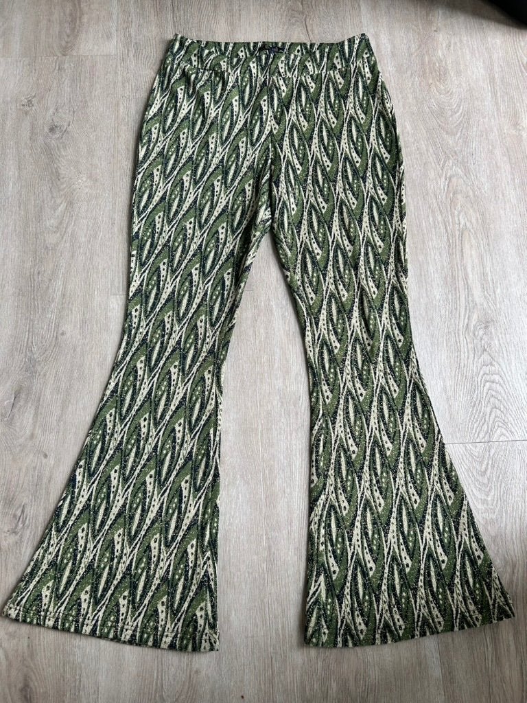King Louie maat L gave retro flair broek 3313, Kleding | Dames, Broeken en Pantalons, Maat 42/44 (L), Ophalen of Verzenden, Zo goed als nieuw