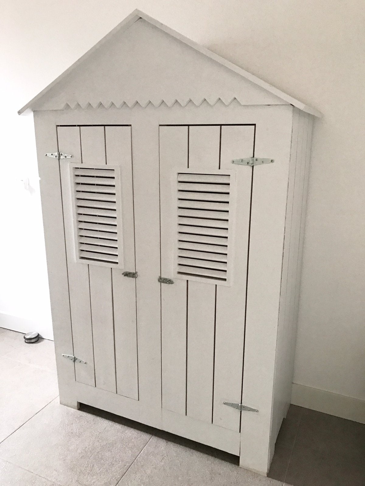 Strandkast dubbel / Kids Factory / kast strand wit, Ophalen, Kast, 50 tot 70 cm, 105 cm of meer