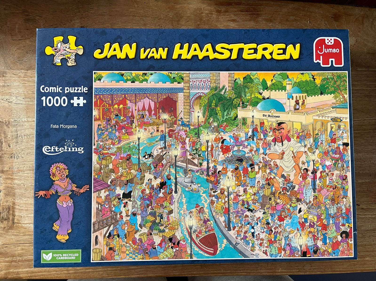 Jan van Haasteren Efteling Fata Morgana 1000 stukjes, Ophalen, 500 t/m 1500 stukjes, Zo goed als nieuw, Legpuzzel