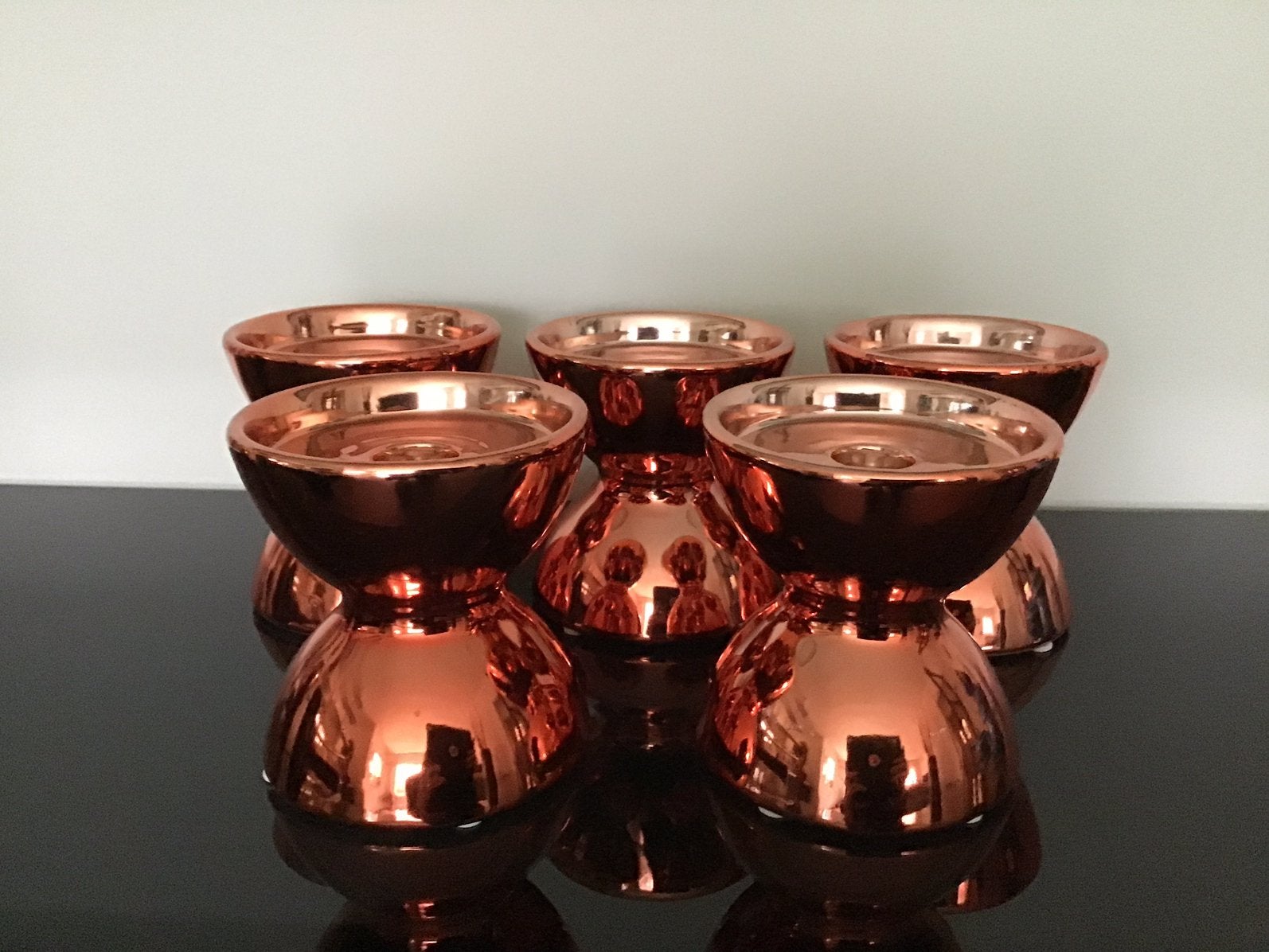 Its About Romi - 5 rosé kleurige kandelaars - nieuw, Ophalen of Verzenden, Zo goed als nieuw