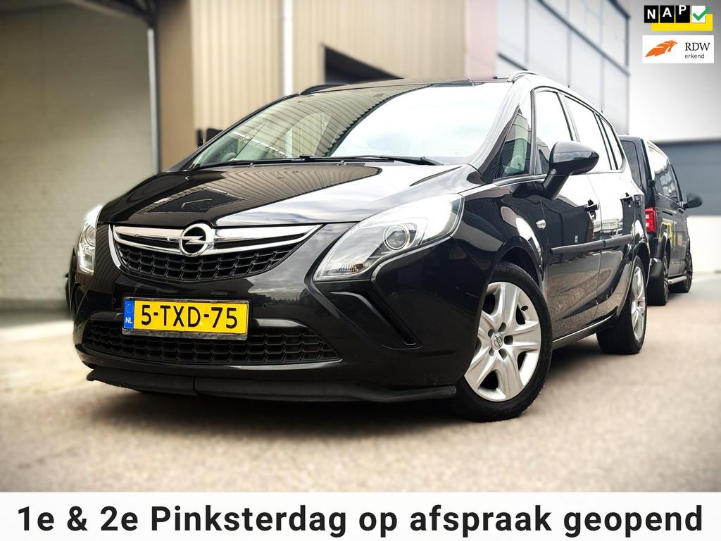 Opel Zafira Tourer 1.4 Rhythm|Navi|Cruise|Trekhaak, Gebruikt, Huisgarantie, 4 cilinders, Met garantie (alle)