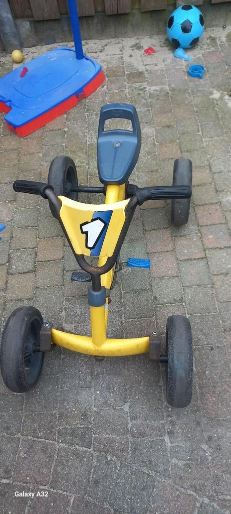 Berg skelter geel met nummer 1, Kinderen en Baby's, Speelgoed | Buiten | Skelters, Ophalen of Verzenden
