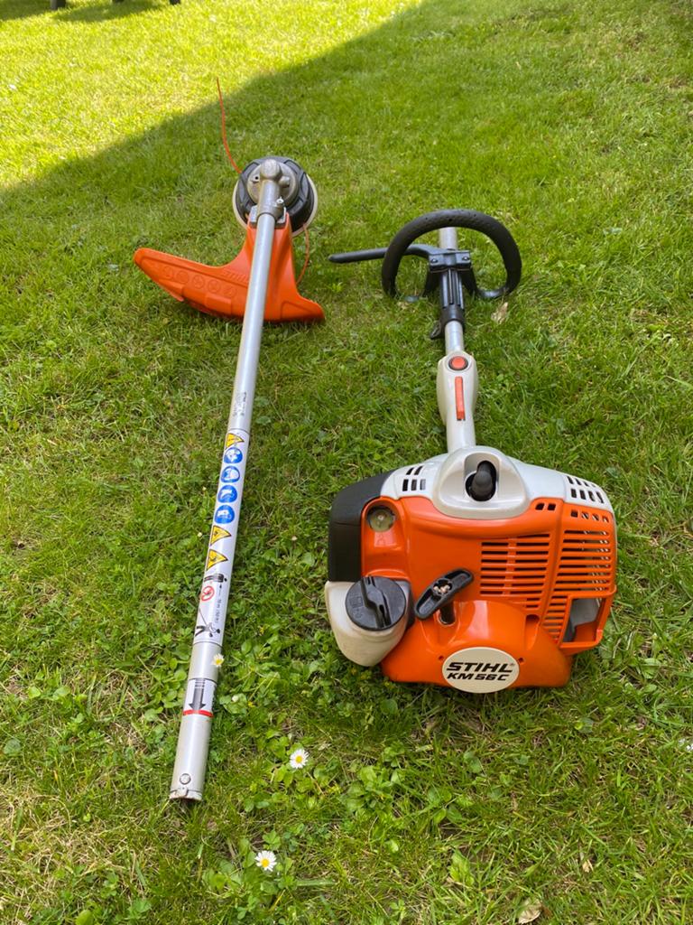 Stihl combimachine KM56c, Ophalen, Zo goed als nieuw, 30 tot 50 cm, Benzine