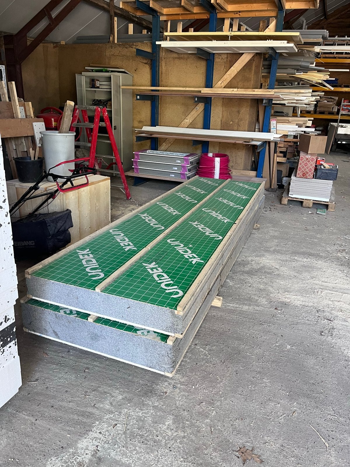 Unidek dakplaten 23cm en 18cm dik, 100 cm br. en 360 cm lang, Doe-het-zelf en Verbouw, Overige kleuren, Nieuw, 5 tot 10 m², Hout