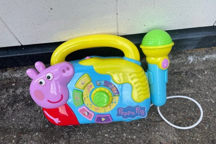 Peppa Pig Muziekspeler met Microfoon, Ophalen of Verzenden, Zo goed als nieuw, Overige typen, Met geluid
