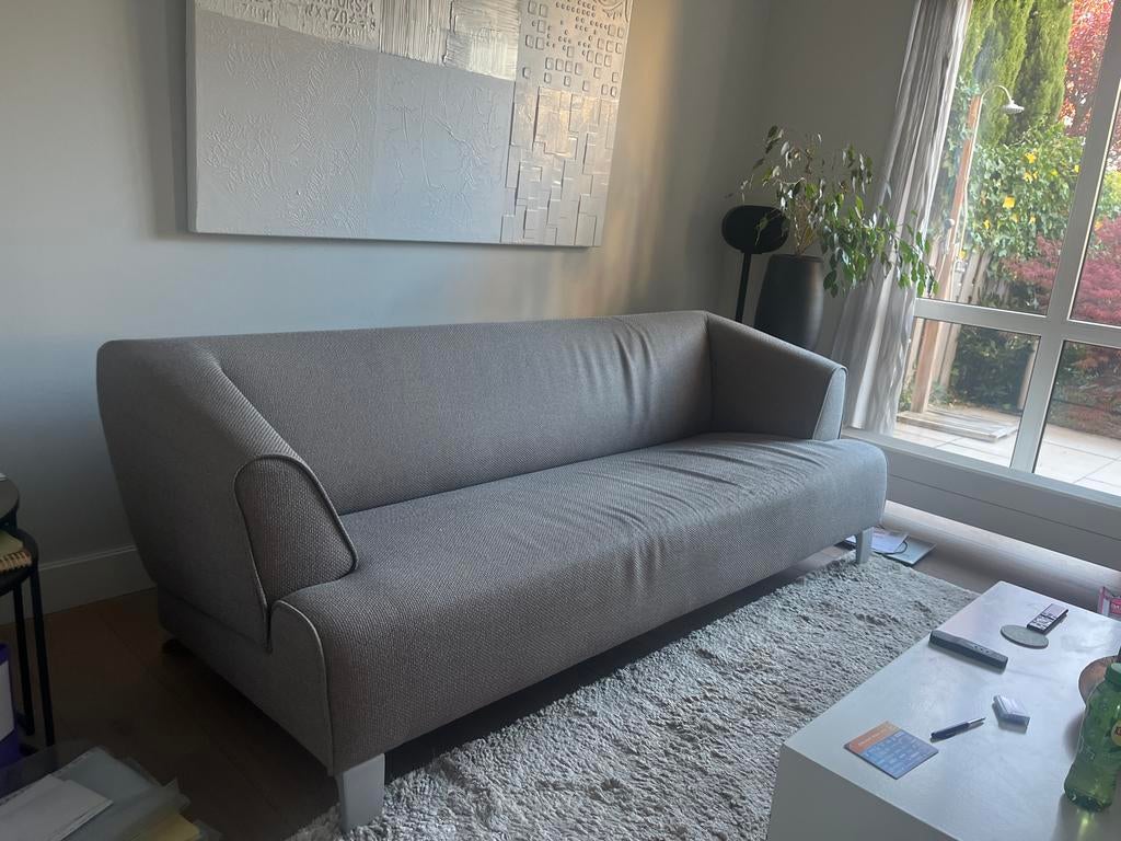 Rolf Benz bank type 2300 - 212 cm - Grijs, Ophalen, Gebruikt, Driepersoons, 75 tot 100 cm