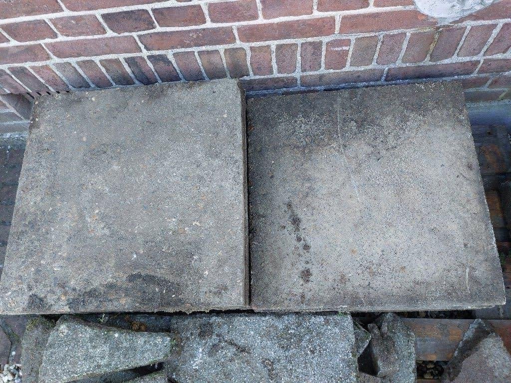 Tegels, 50 x 50, Tuin en Terras, Ophalen, Gebruikt, Minder dan 5 m², Beton
