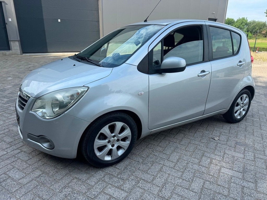 Opel Agila 1.2 Enjoy Automaat Airco, Auto's, 4 cilinders, Origineel Nederlands, Bedrijf, Zilver of Grijs
