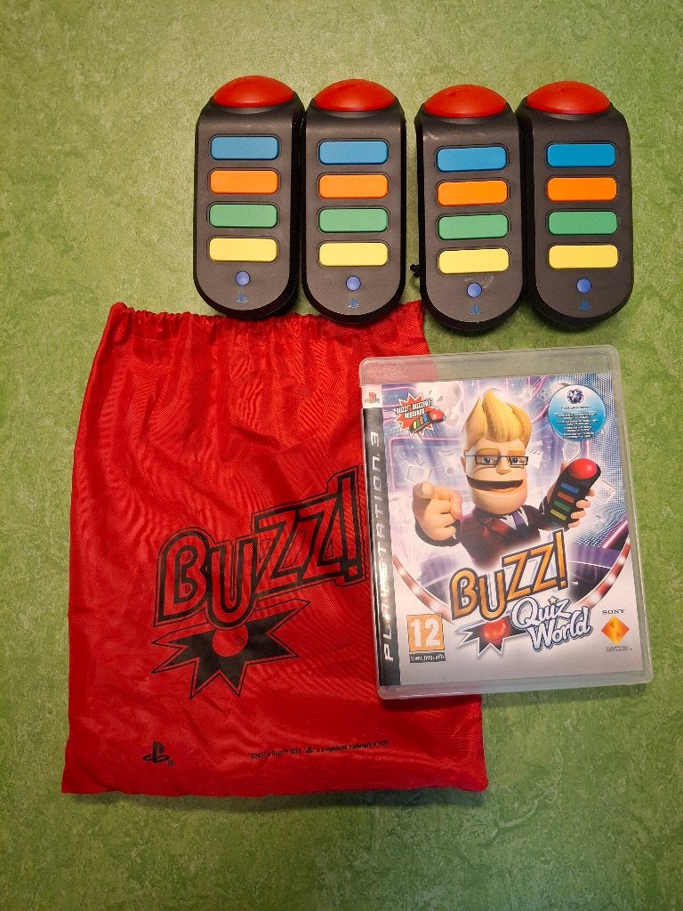 Playstation 3 Buzz controller +game, Muziek, Gebruikt, 1 speler, Ophalen of Verzenden