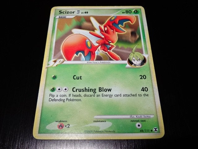 Pokemon kaart Scizor 48/111 2009, Ophalen of Verzenden, Gebruikt, Losse kaart