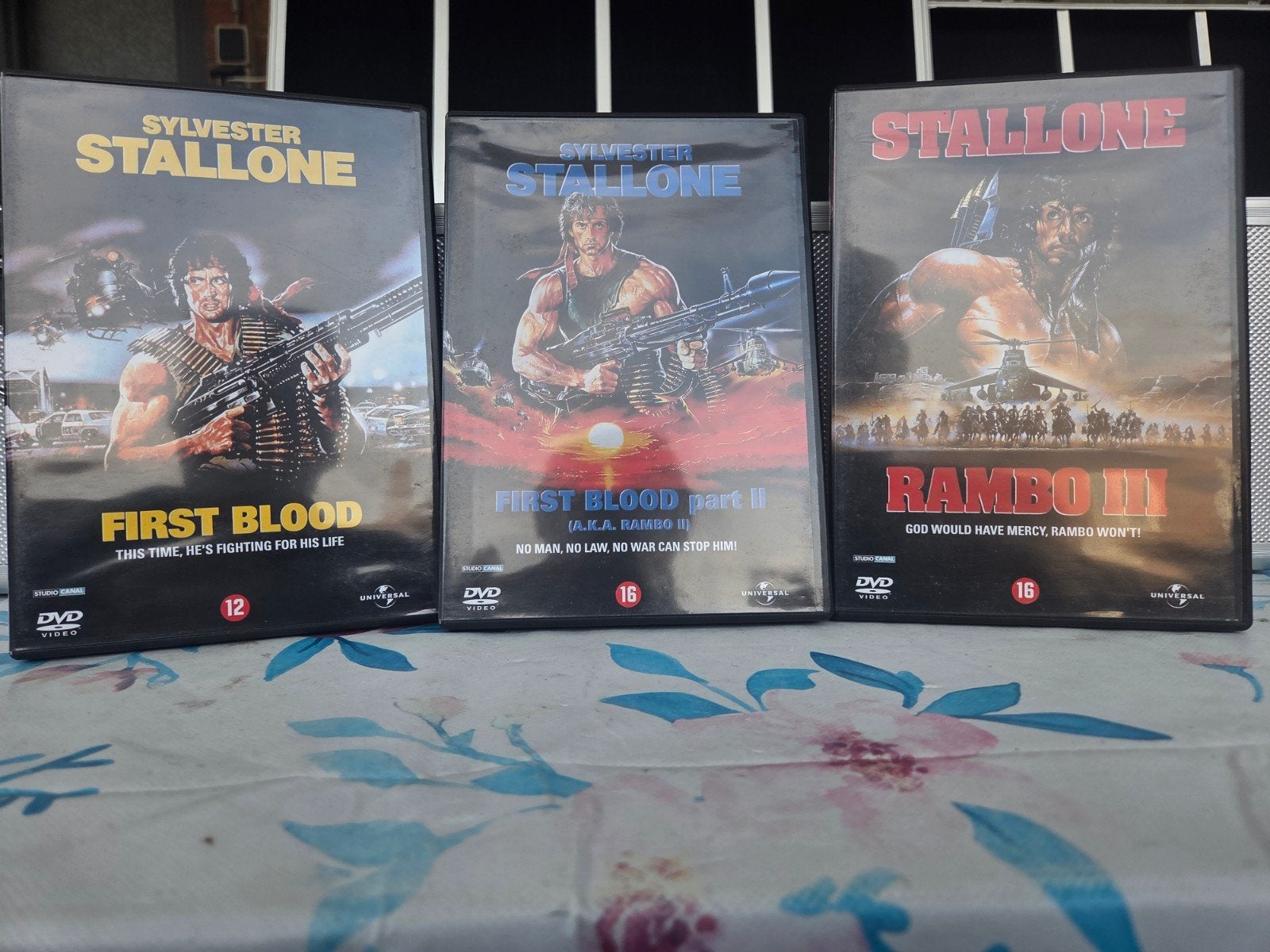 Rambo DVD Boxset: First Blood, Part II & III, Vanaf 16 jaar, Nederlands, Actie, Ophalen of Verzenden
