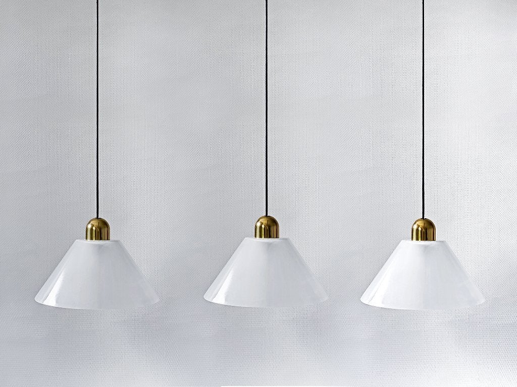 hanglampen Glashütte Limburg, Huis en Inrichting, Lampen | Hanglampen, Glas, Gebruikt, Vintage design, E27 (groot)