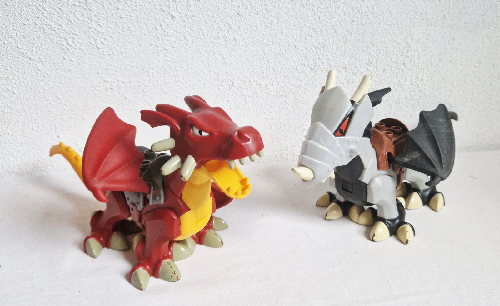 Duplo draken voor bij kasteel en ridders, Ophalen of Verzenden, Gebruikt, Duplo