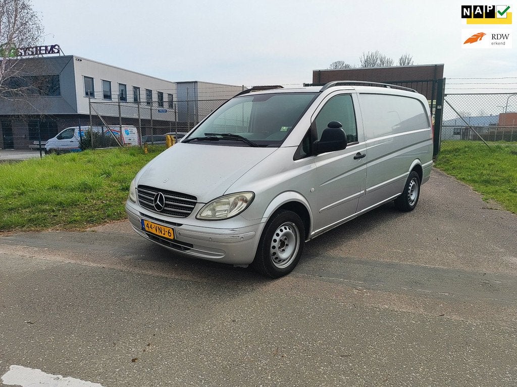Mercedes-Benz Vito 120 CDI V6 320 Lang HD Clima! Nap!, Auto's, Automaat, Achterwielaandrijving, Gebruikt, Zwart