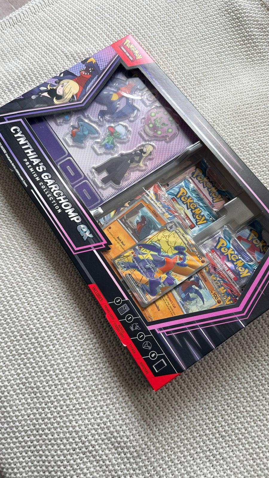 Pokemon S&V Cynthia’s Garchomp ex PCB, Ophalen of Verzenden, Zo goed als nieuw