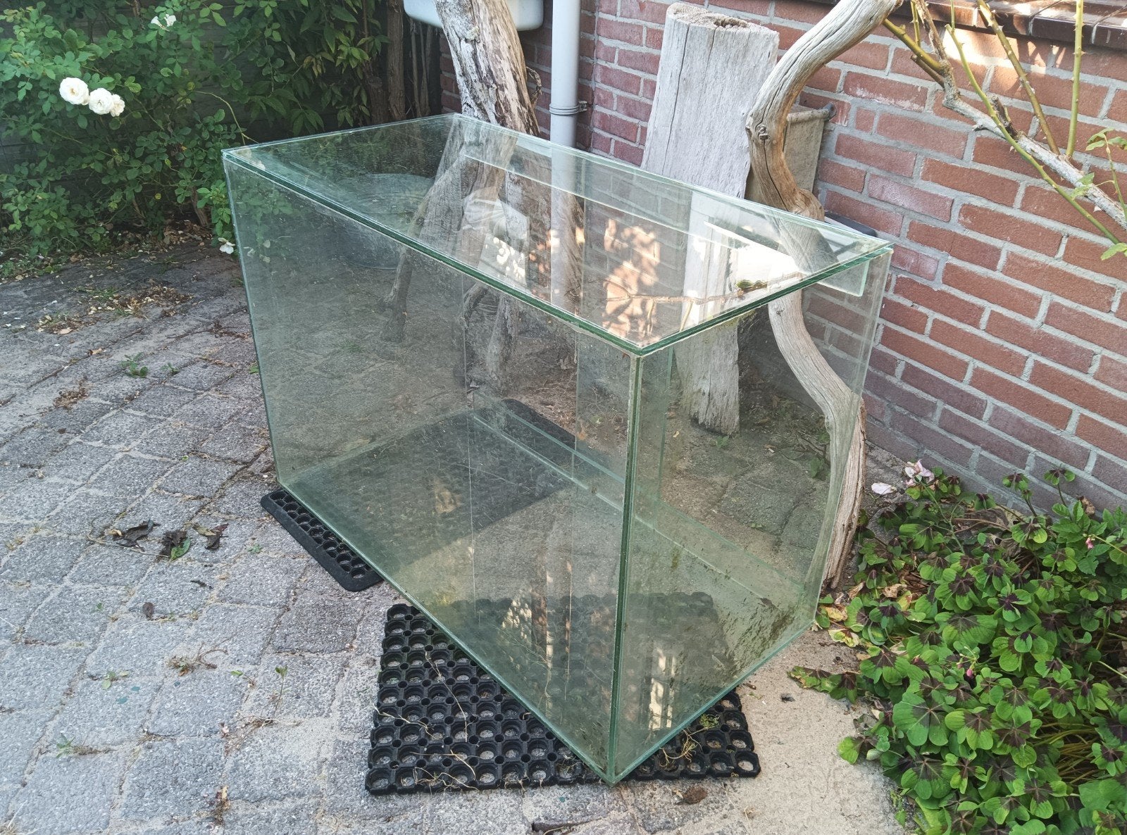 Aquarium, glazen bak, Dieren en Toebehoren, Vissen | Aquaria en Toebehoren, Ophalen, Leeg aquarium