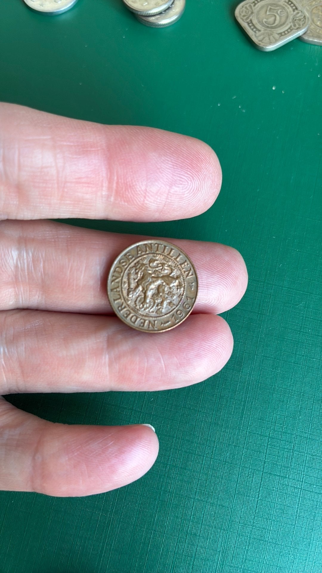 Nederlandse Antillen 1 cent 1961, Postzegels en Munten, Munten | Nederland, Ophalen of Verzenden, Koningin Juliana