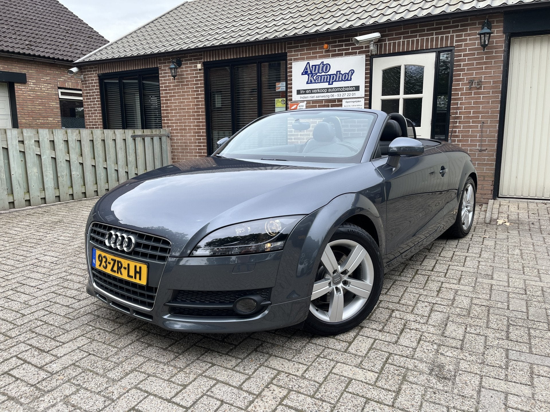 Audi TT Roadster 2.0 TFSI Pro Line Leer Automaat (bj 2007), TT, Gebruikt, Zwart, 4 cilinders