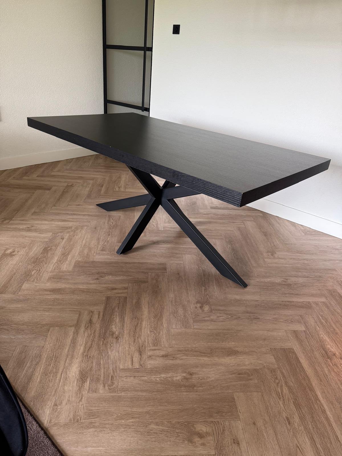 Eettafel, Huis en Inrichting, Ophalen, 50 tot 100 cm, Zo goed als nieuw, 150 tot 200 cm