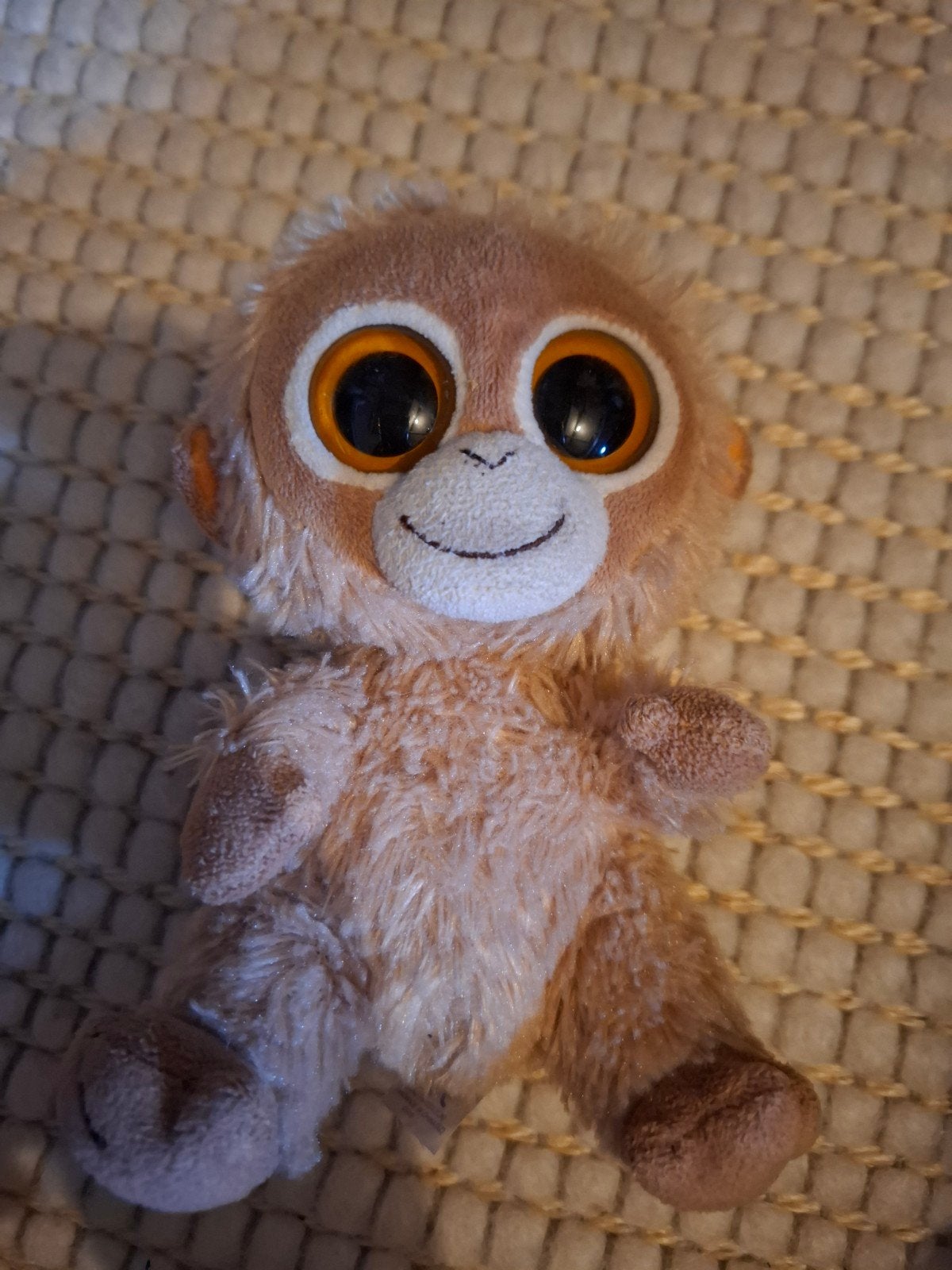 Ty Beanie Boo aapje - Gebruikt, Gebruikt, Ophalen of Verzenden, Klein (minder dan 20 cm), Bruin
