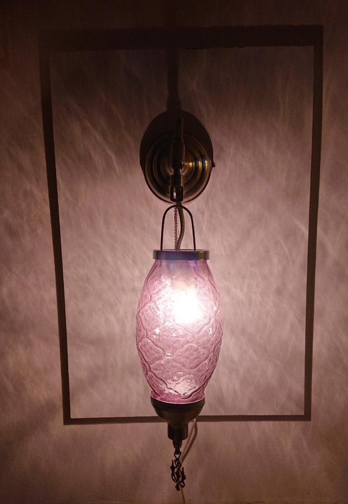Verschillende wandlamp Filligrain glaspegel, Met schakelaar, E14 (klein), Ophalen of Verzenden, Zo goed als nieuw
