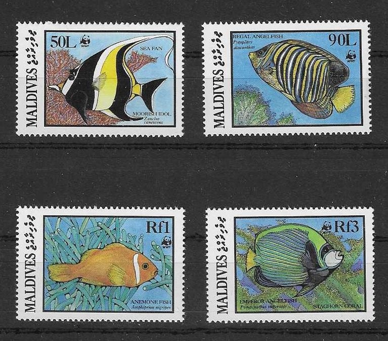 hvdhr WWF/WNF 66 thema vissen complete postfrisse serie 1986, Postzegels en Munten, Ophalen of Verzenden, Postfris, Dier of Natuur