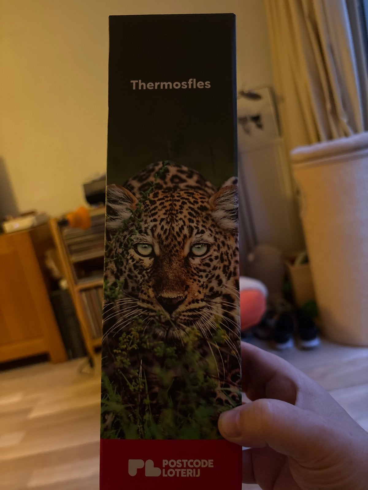 Thermosfles tijger postcode loterij nieuw, Ophalen, Nieuw