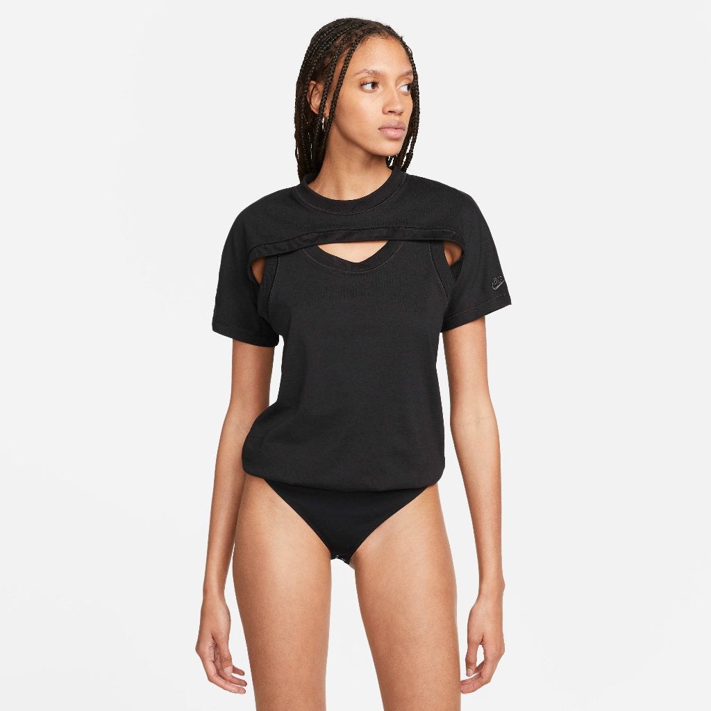 Nike Tech-Pack Short Sleeve Bodysuit, Zwart, maat L, Verzenden, Zwart, Maat 42/44 (L), Nike