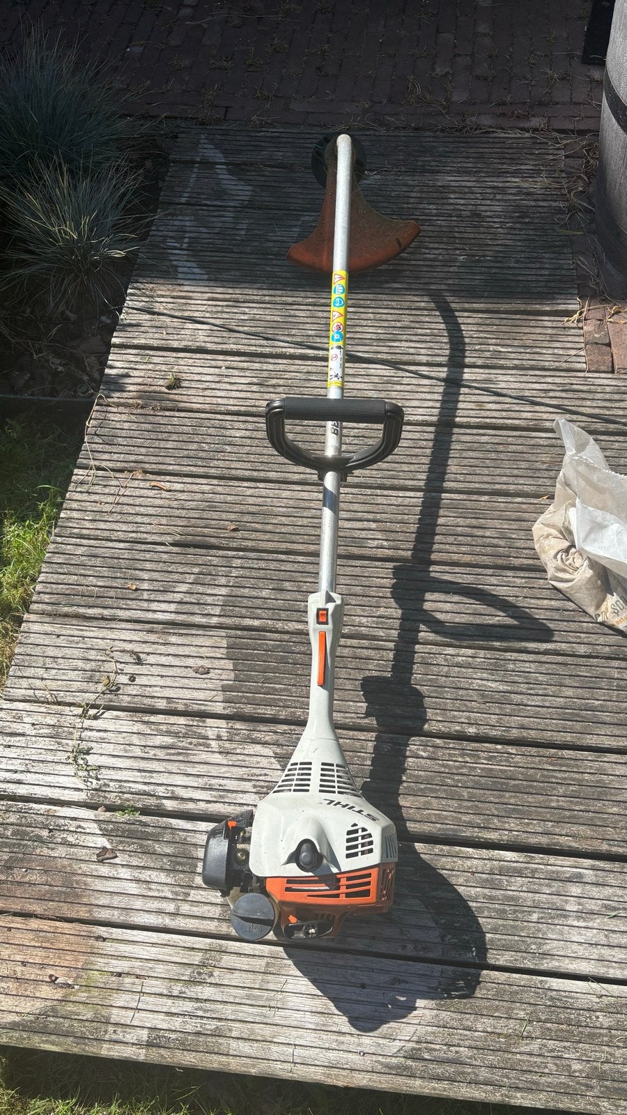 Stihl FS38 Benzine Graskantenmaaier - Gebruikt, Tuin en Terras, Grastrimmers, Ophalen, Gebruikt, 30 tot 50 cm, Benzine