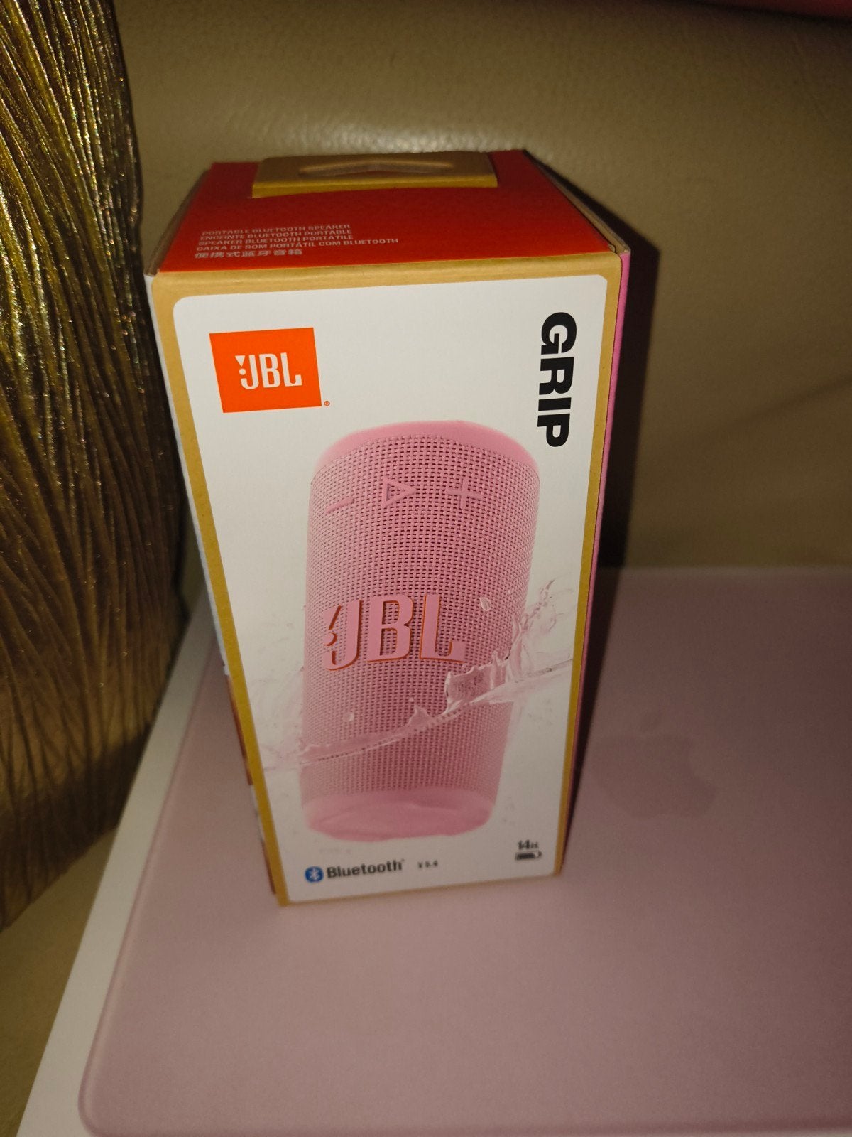geseald jbl grip bluetooth speaker roze, JBL, Nieuw, Ophalen of Verzenden, Draagbare speaker