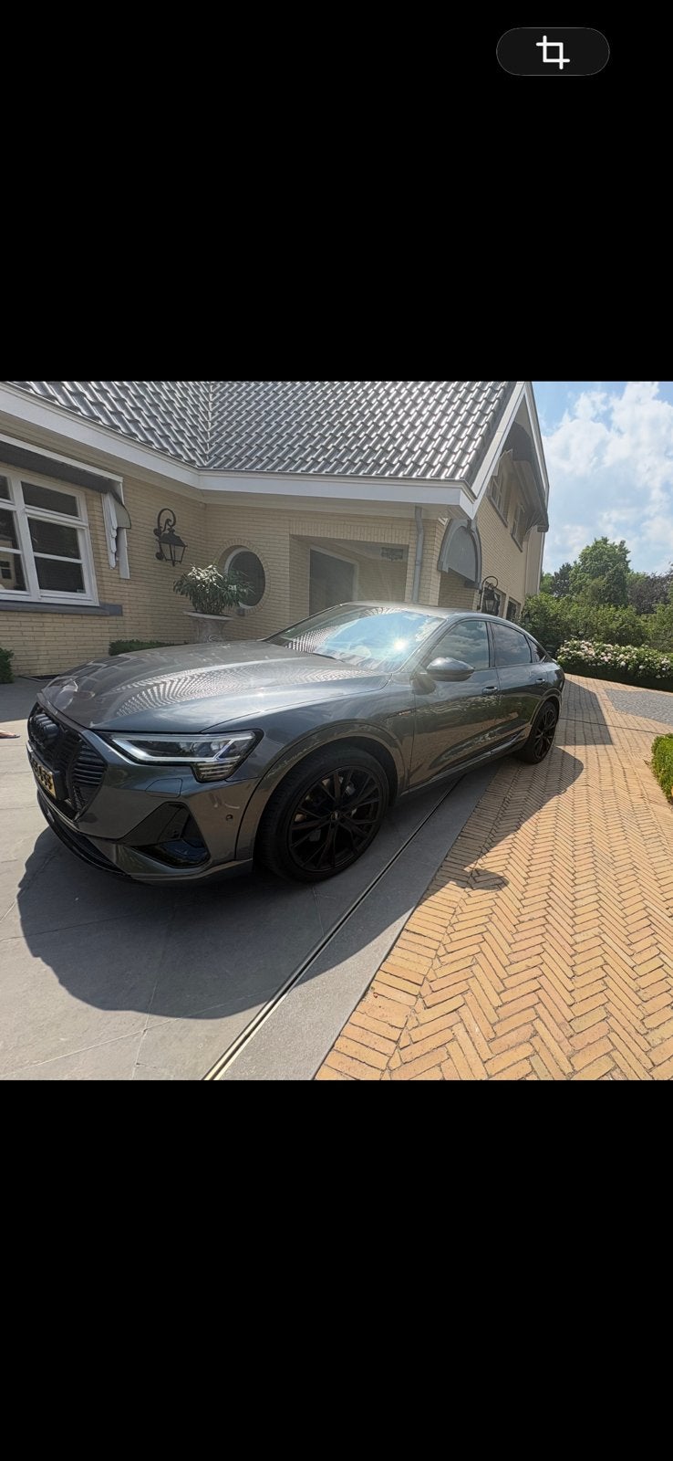 Audi e-tron 55 Quattro 408pk 2020 Grijs, Automaat, 131 €/maand, 1800 kg, Zwart