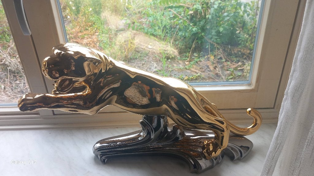 24 karaats blad gouden beelden 13 stuks, Ophalen, Zo goed als nieuw, Dier