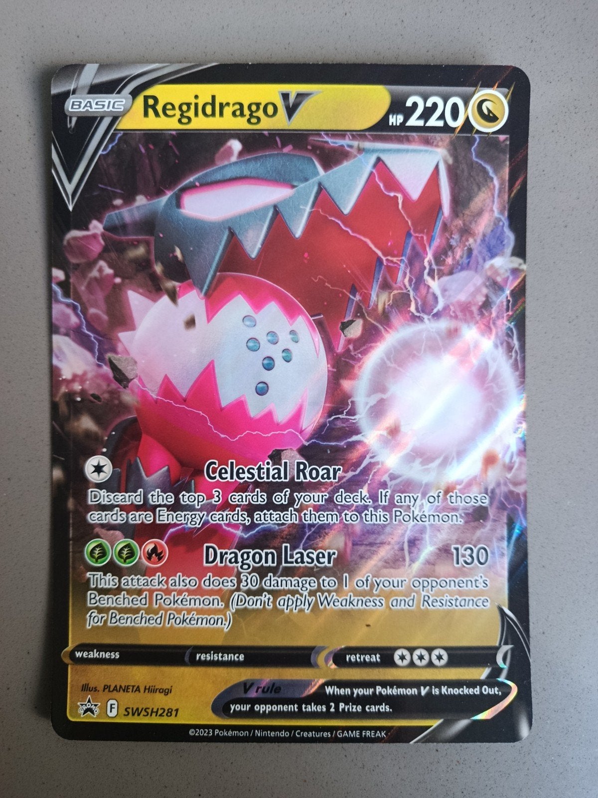 Regidrago V JUMBO card, Ophalen of Verzenden