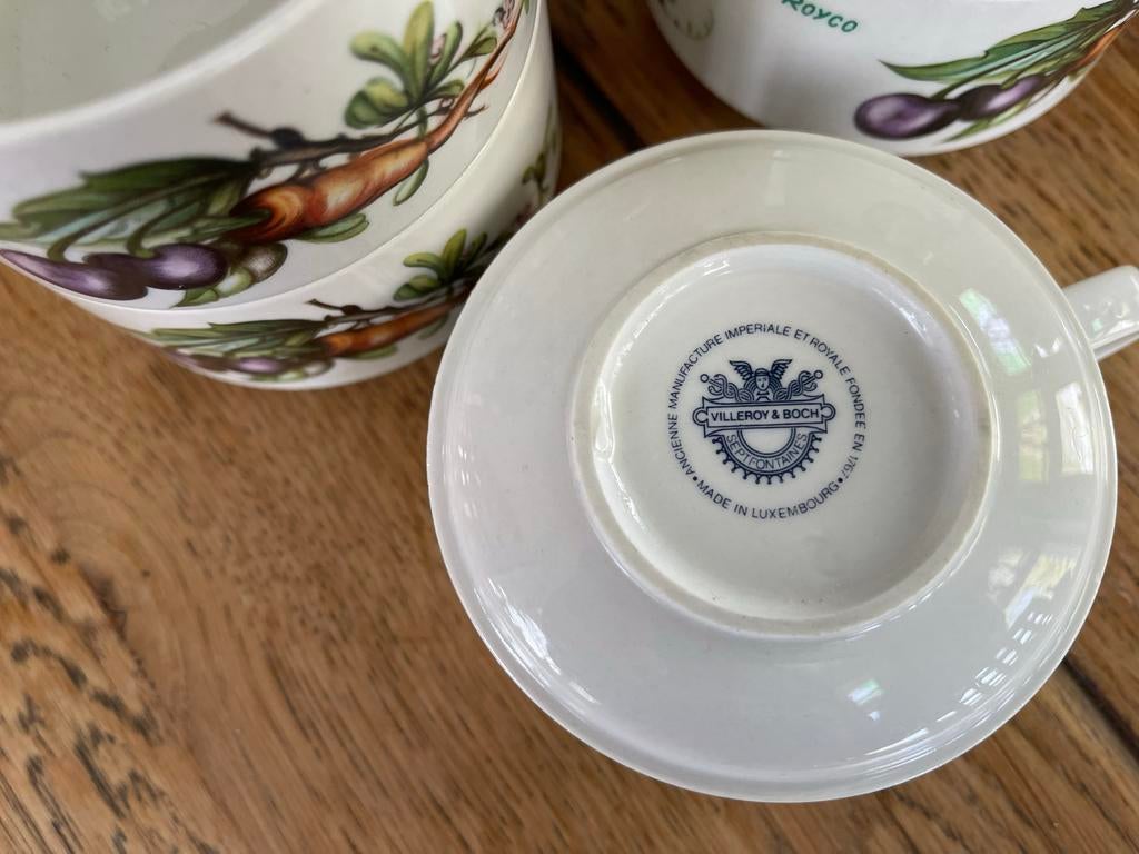 Villeroy & Boch Royco vintage soepkommen (8 stuks), Ophalen of Verzenden, Zo goed als nieuw, Kom(men), Overige stijlen