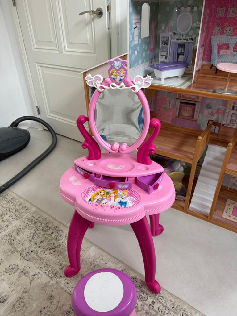 Prinsessen kaptafel / Make-up tafel, Ophalen of Verzenden, Gebruikt