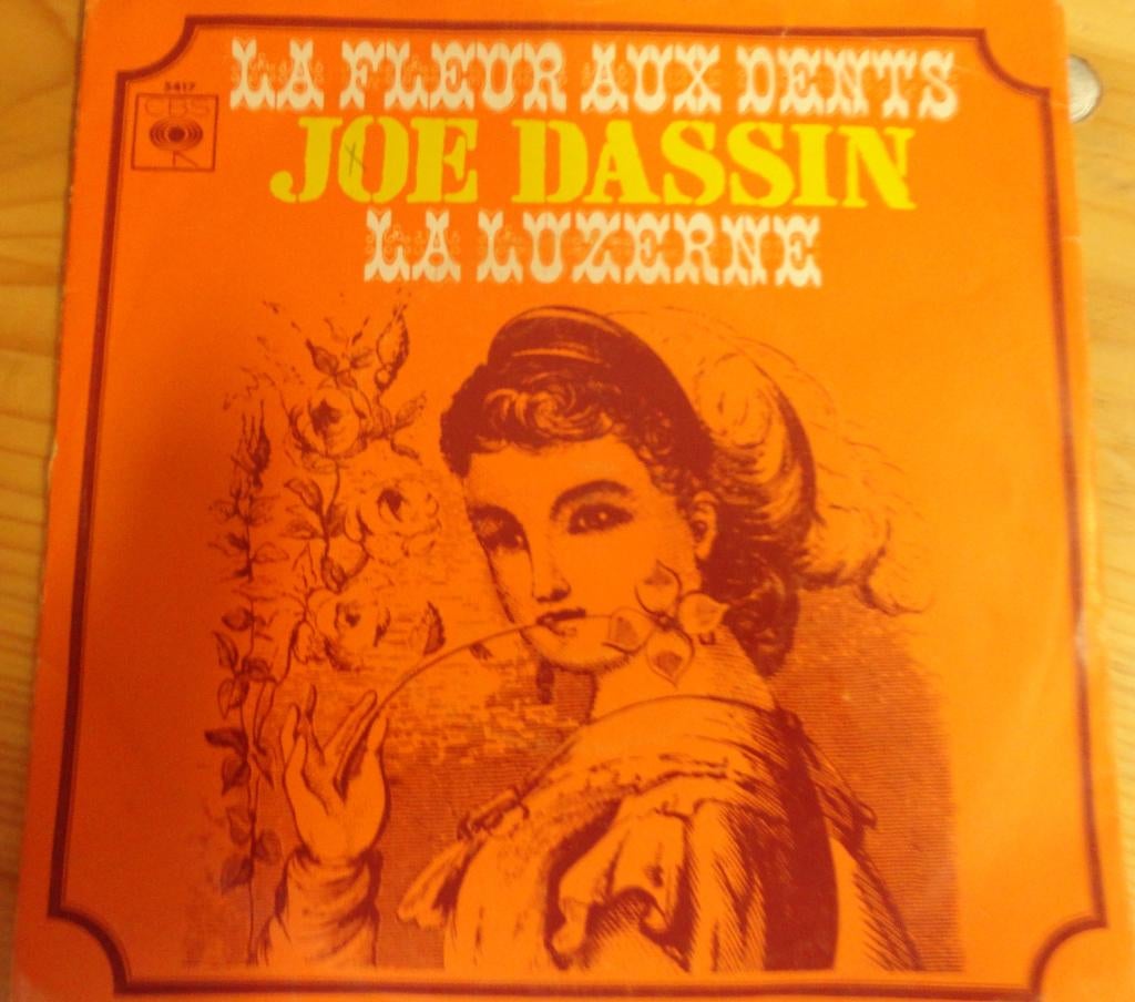Joe Dassin > La fleur aux dents, Gebruikt, 7 inch, Single, Ophalen of Verzenden